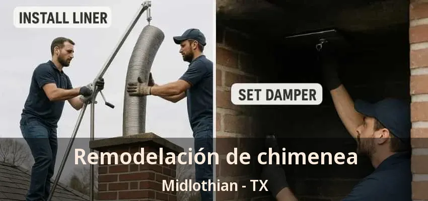 Remodelación de chimenea Midlothian - TX