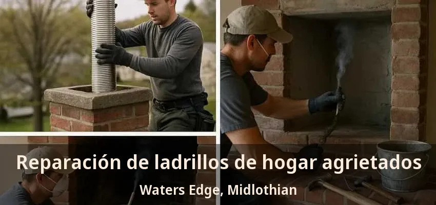 Reparación de ladrillos de hogar agrietados Waters Edge, Midlothian - TX