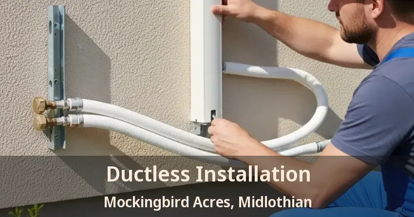Ductless Installation Mockingbird Acres, Midlothian - TX