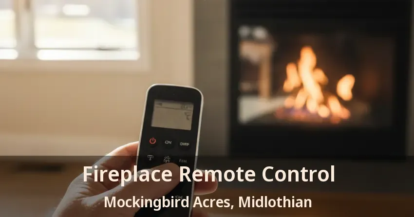 Fireplace Remote Control Mockingbird Acres, Midlothian - TX