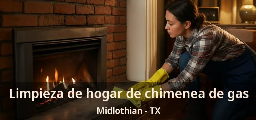 Limpieza de hogar de chimenea de gas Midlothian - TX
